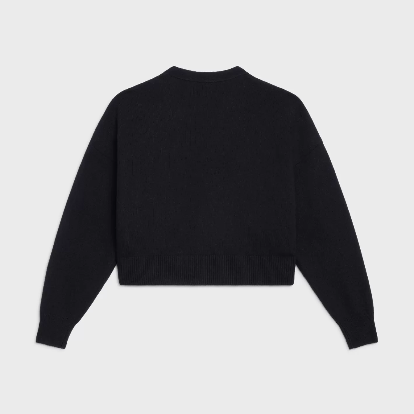 Fashion CELINE CARDIGAN WITH GOURMETTE IN HERITAGE CASHMERE BLACK