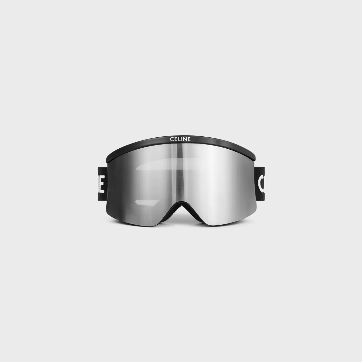 Flash Sale CELINE Ski Mask in Injected nylon with Mirror Lenses BLACK