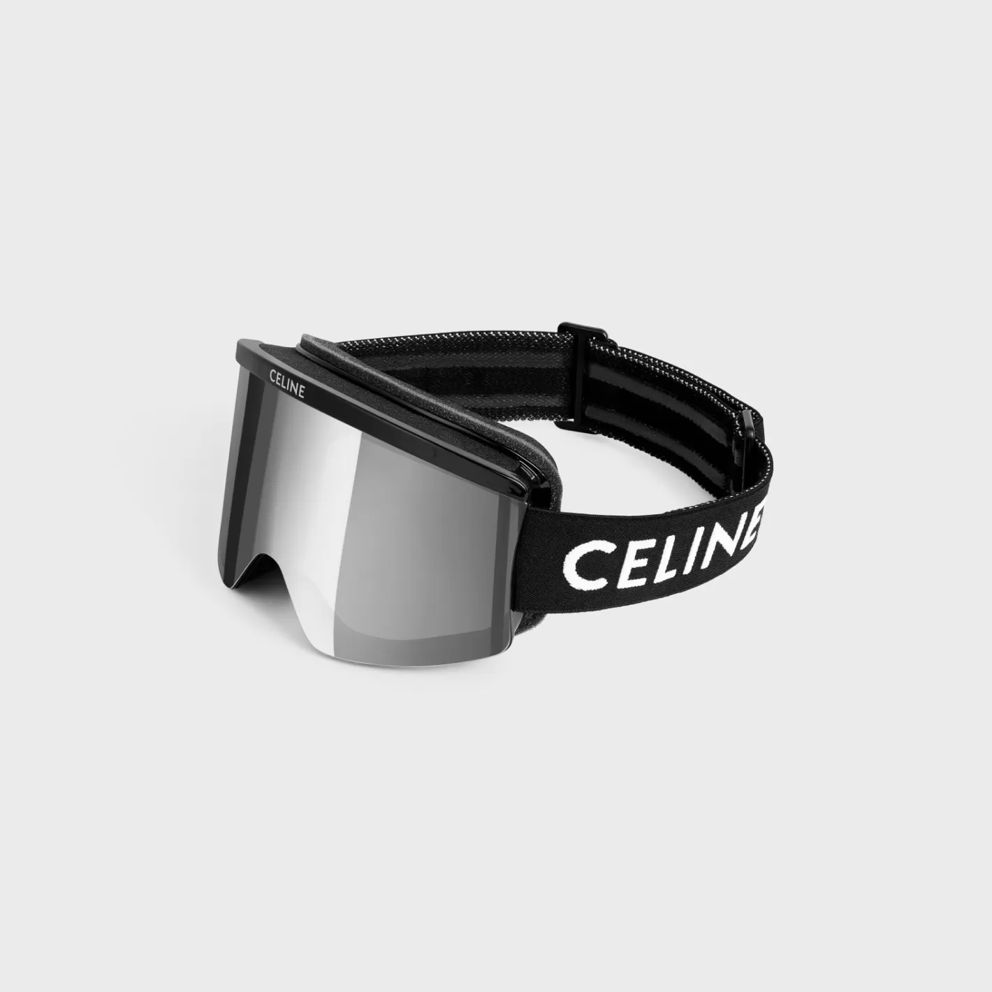 Flash Sale CELINE Ski Mask in Injected nylon with Mirror Lenses BLACK
