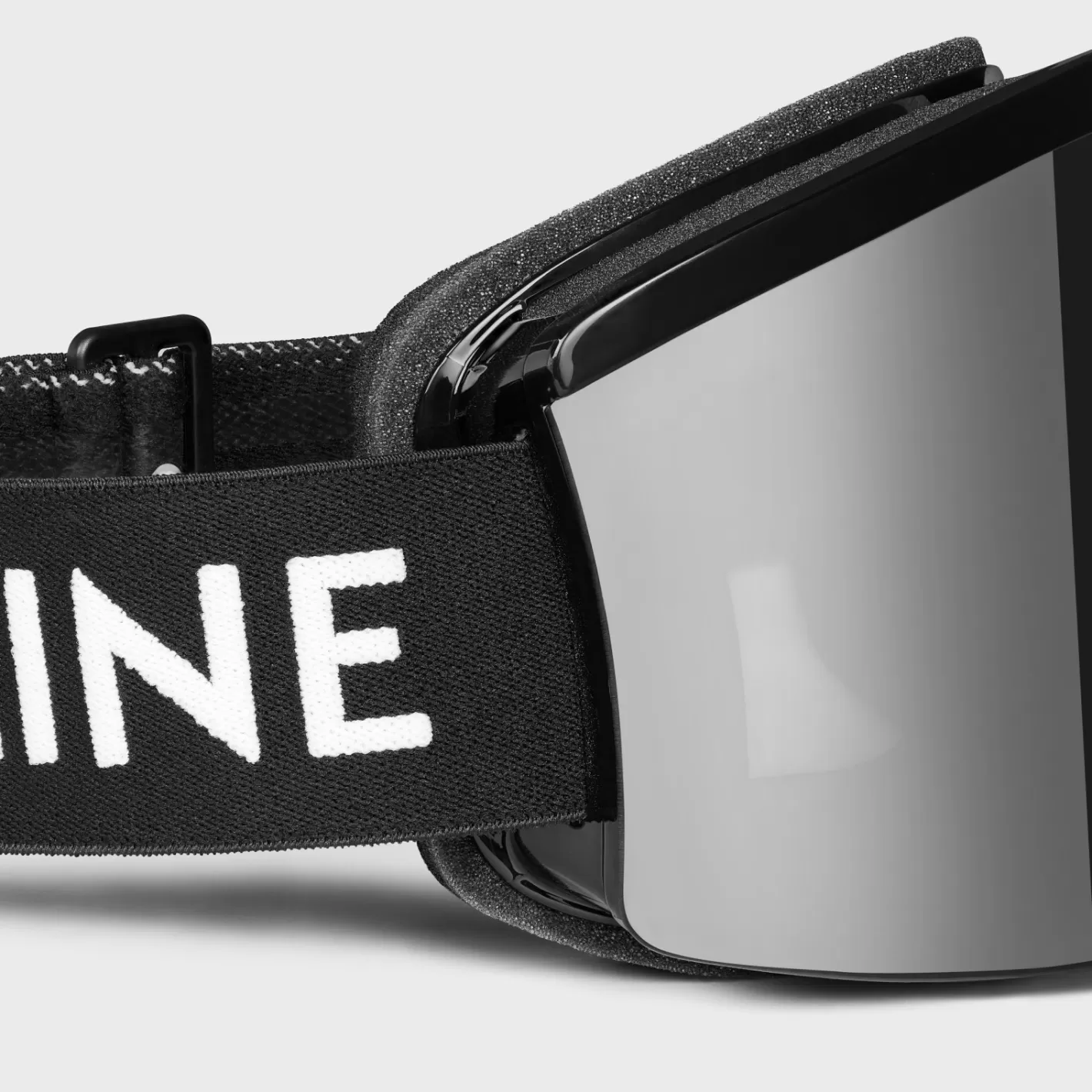 Flash Sale CELINE Ski Mask in Injected nylon with Mirror Lenses BLACK