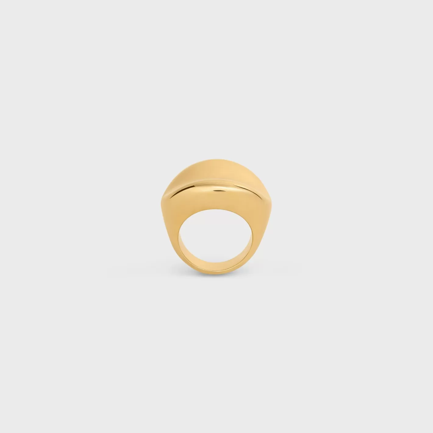 Sale CELINE Formes Abstraites Cosmos Ring in Brass with Finish GOLD