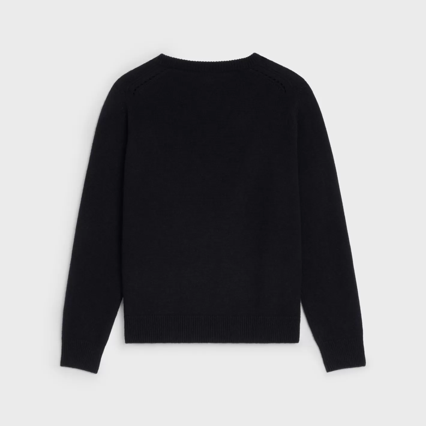 Hot CELINE TRIOMPHE V-NECK SWEATER IN HERITAGE CASHMERE BLACK