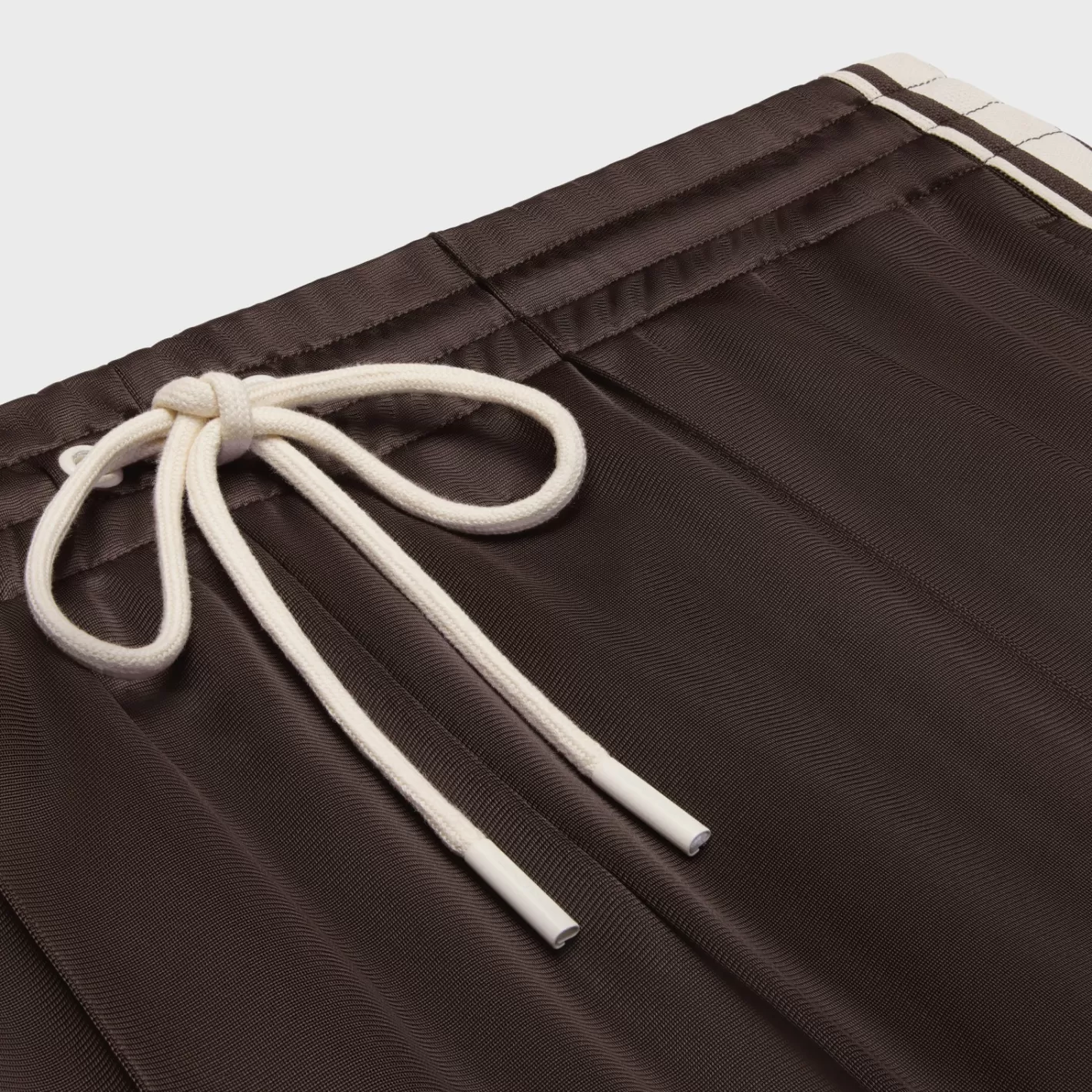 New CELINE vintage tracksuit pants in double jersey DARKBROWN/OFFWHITE